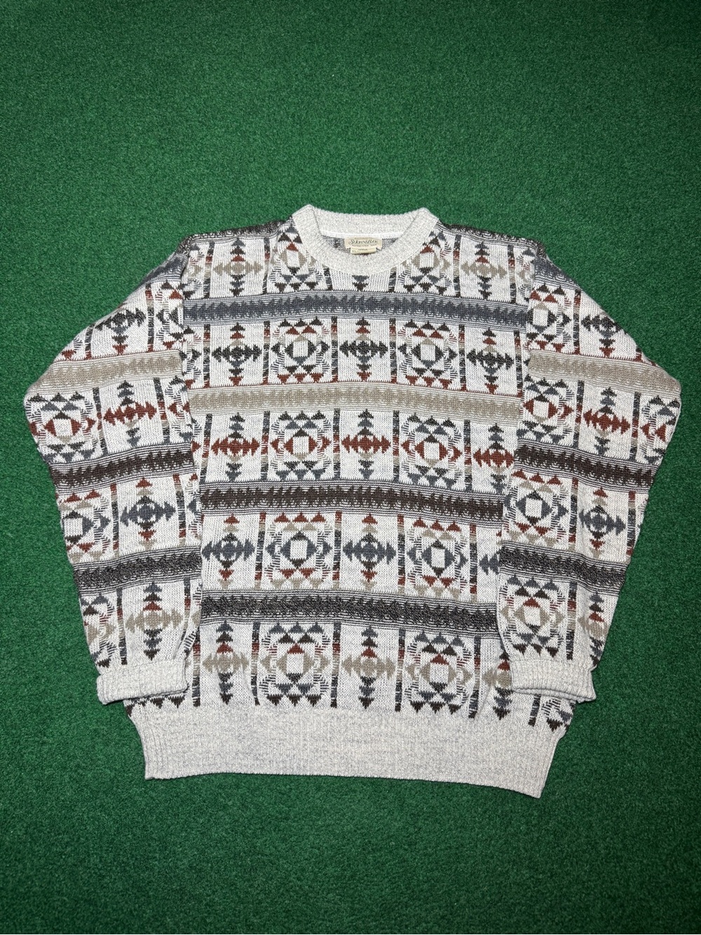 St Johns Bay Vintage Sweater Perfect Fall Medium Oversized 90s Crewneck